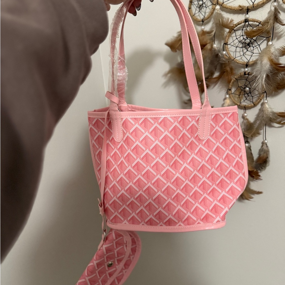 Pink Tote Bag brand new with coin purse